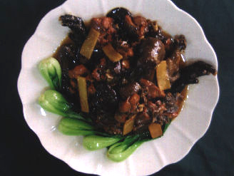 茶油汁烧黑鸡